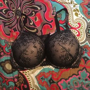 Black Lace Bra